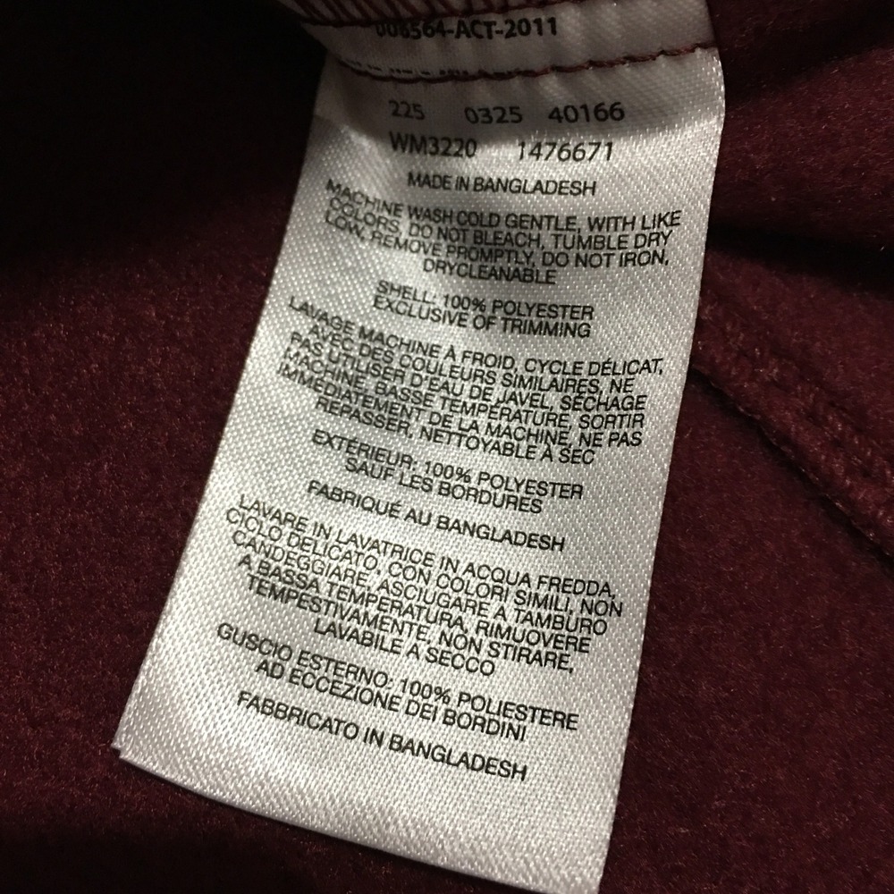 Columbia Steens Mountain Full Zip 2.0 Jacket Mens Small Maroon Gray NWT $65.00 - Picture 5 of 8